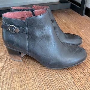 Black Leather Dansko Boots